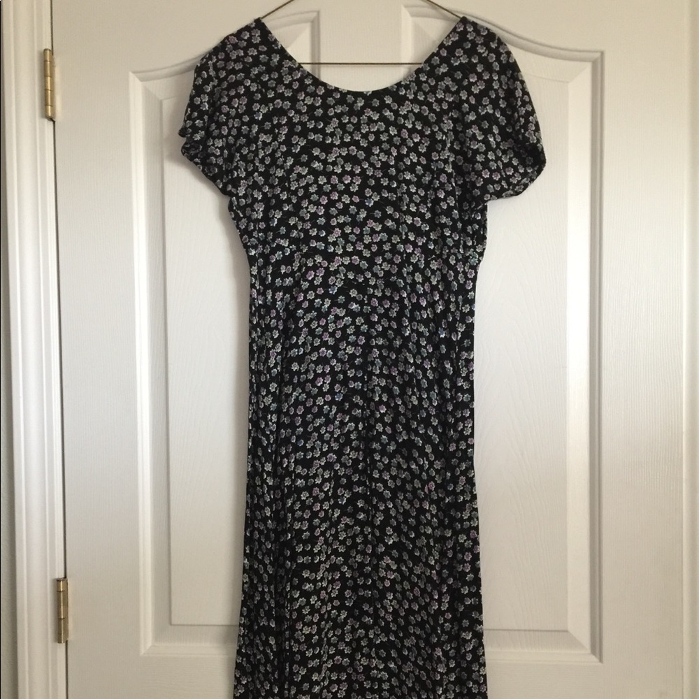 Petite floral print dress